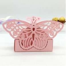 Butterfly Candy Box Laser Cut Paper Delicate Box Customized